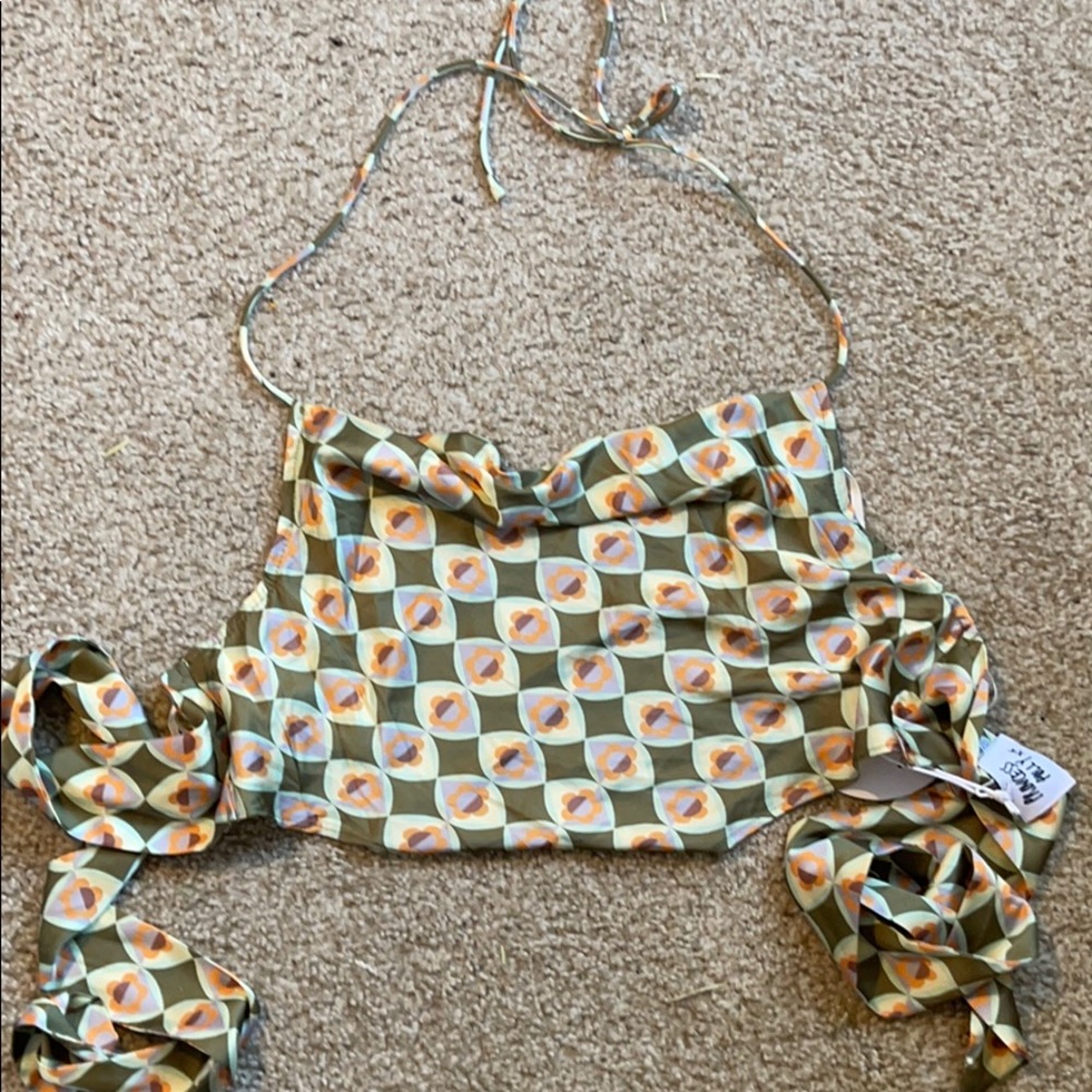 Princess Polly Inferno Scarf Top size 2